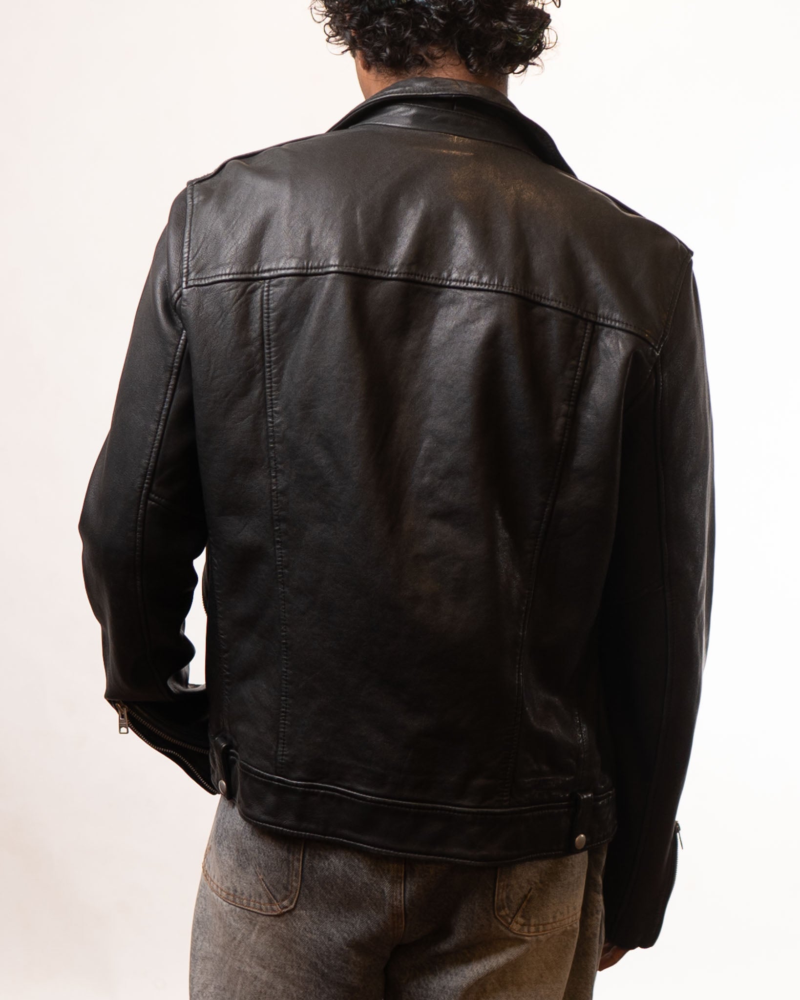 All Saints Black Leather Jacket