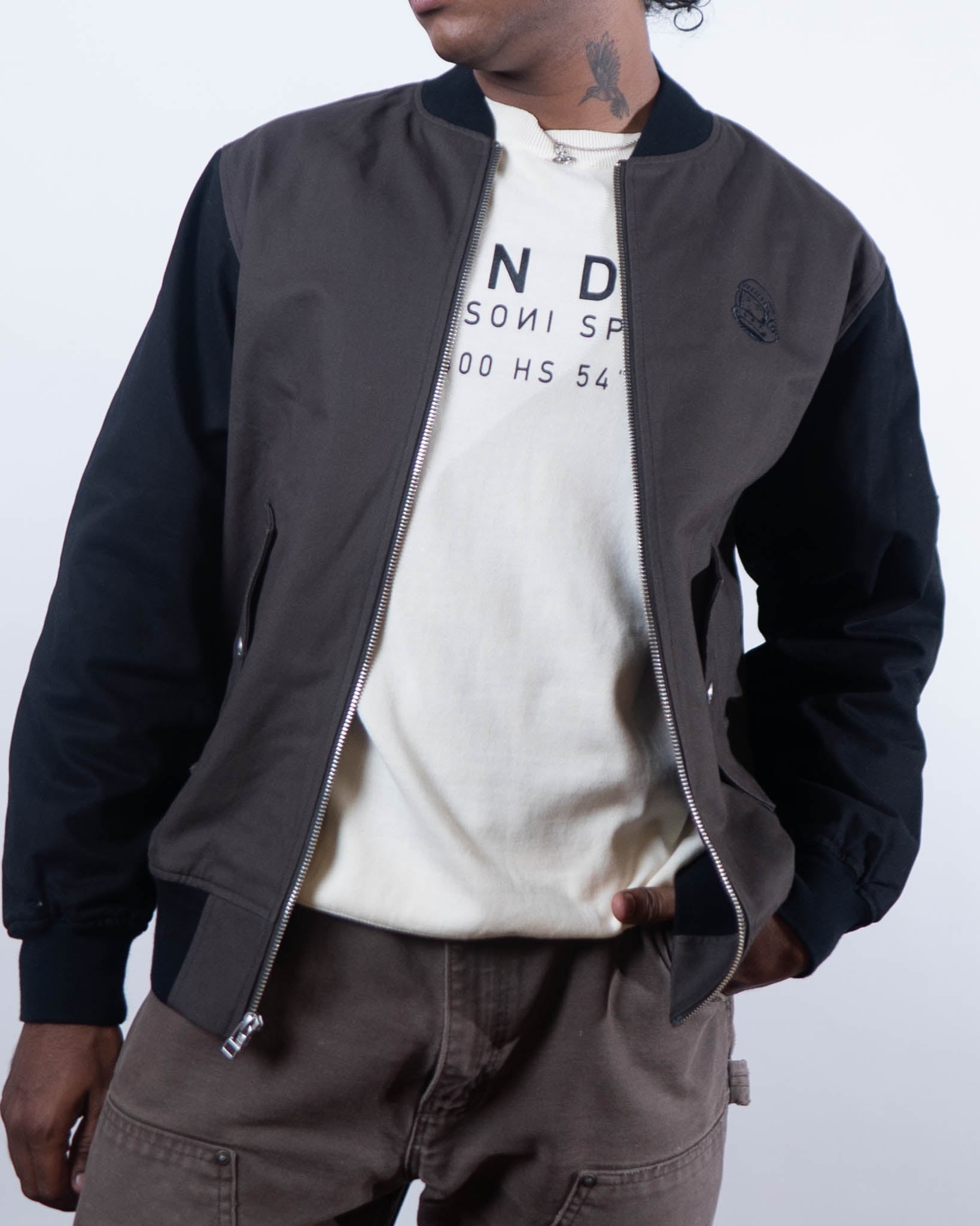 Billionaire Boys Club Logo Brown Bomber Jacket