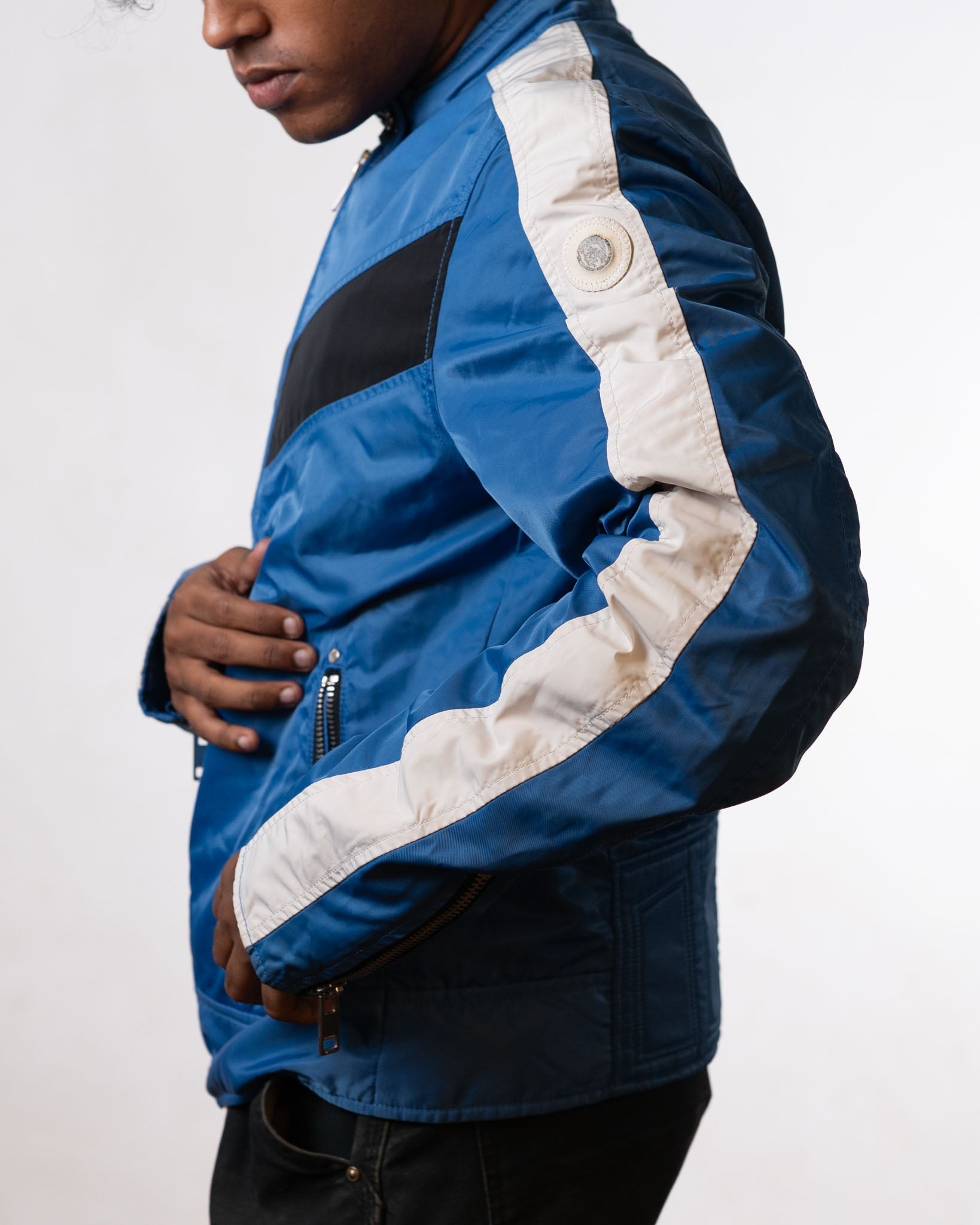 Diesel blue reversible jacket