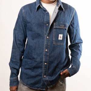 Calvin Klein Relaxed Utility Denim Shirt