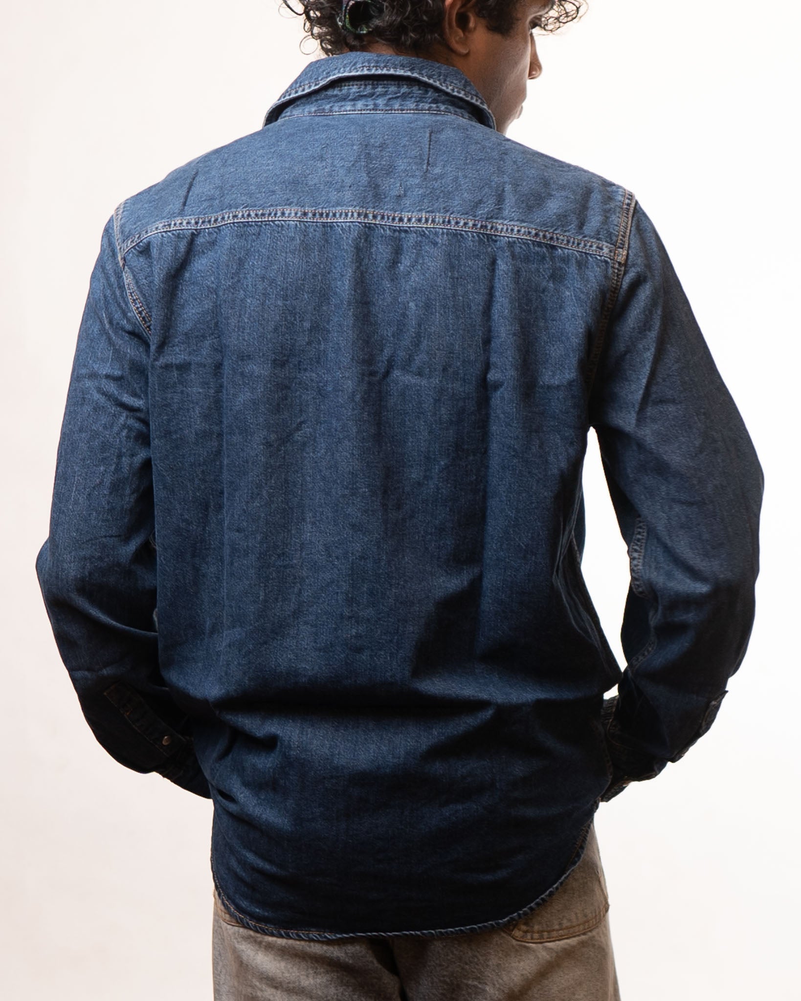 Calvin Klein Relaxed Utility Denim Shirt