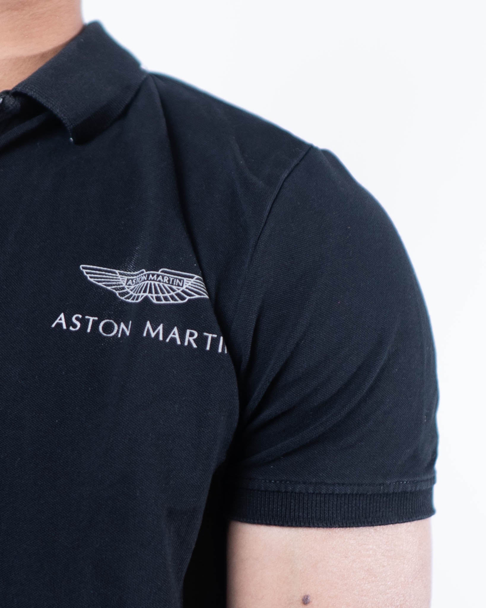 Hackett Polo T-Shirt - Black