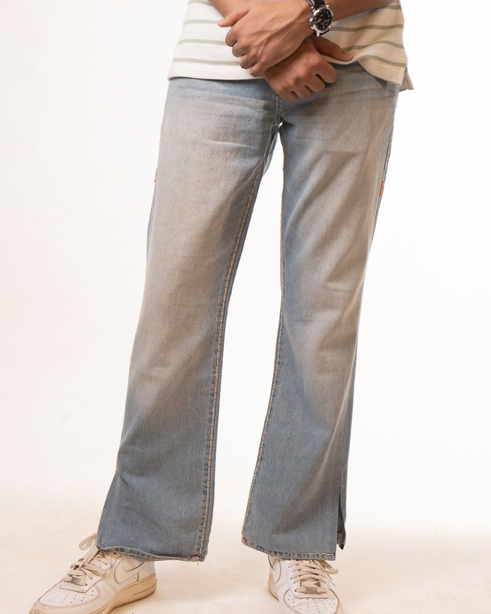 True Religion Low Rise Denim Section  Billy Super T