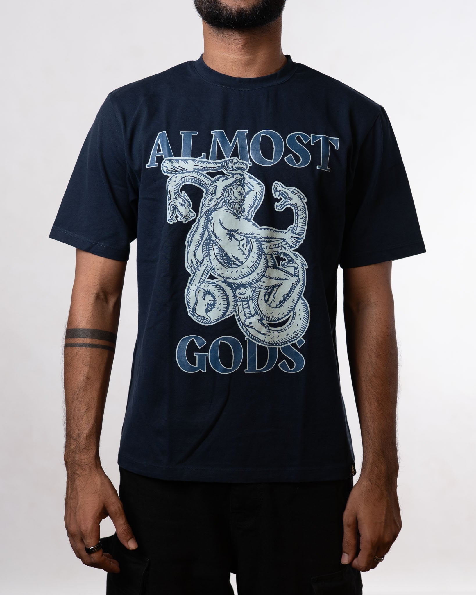 Almost Gods navy T-shirt