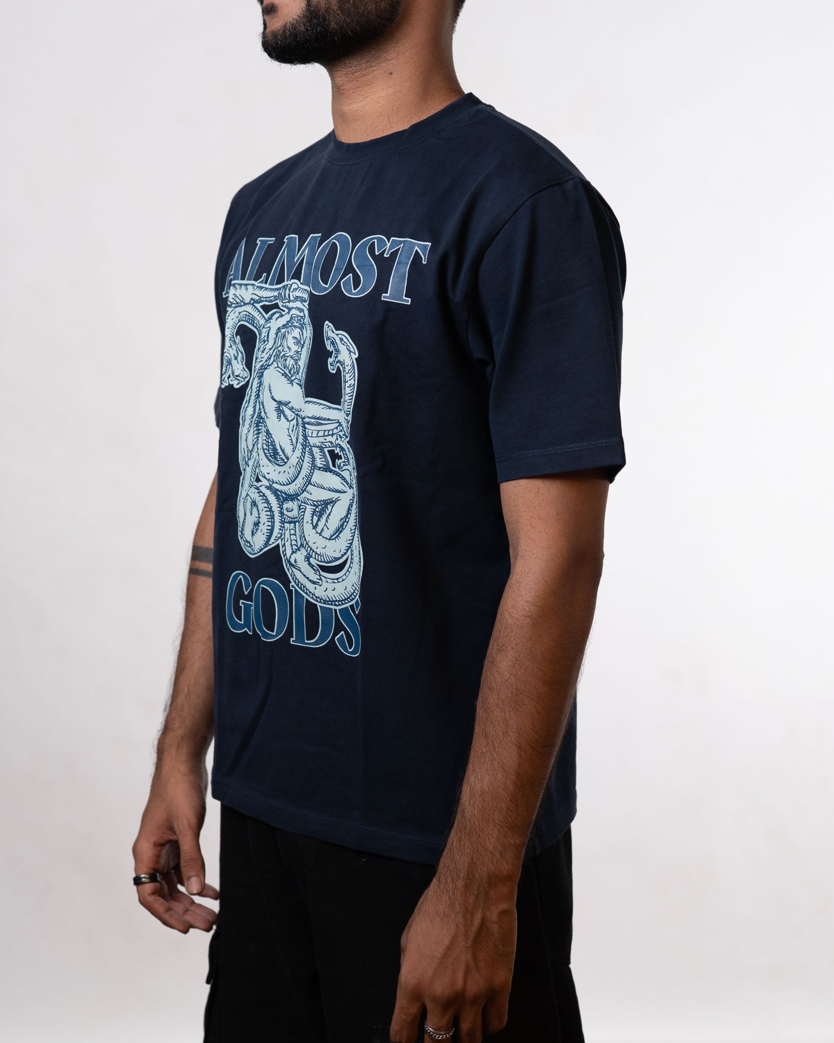 Almost Gods navy T-shirt