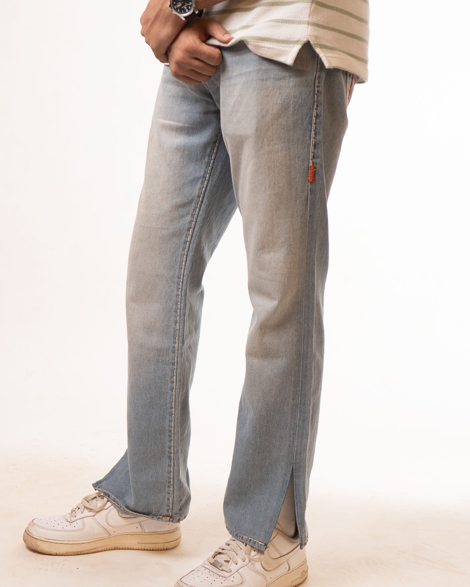 True Religion Low Rise Denim Section  Billy Super T