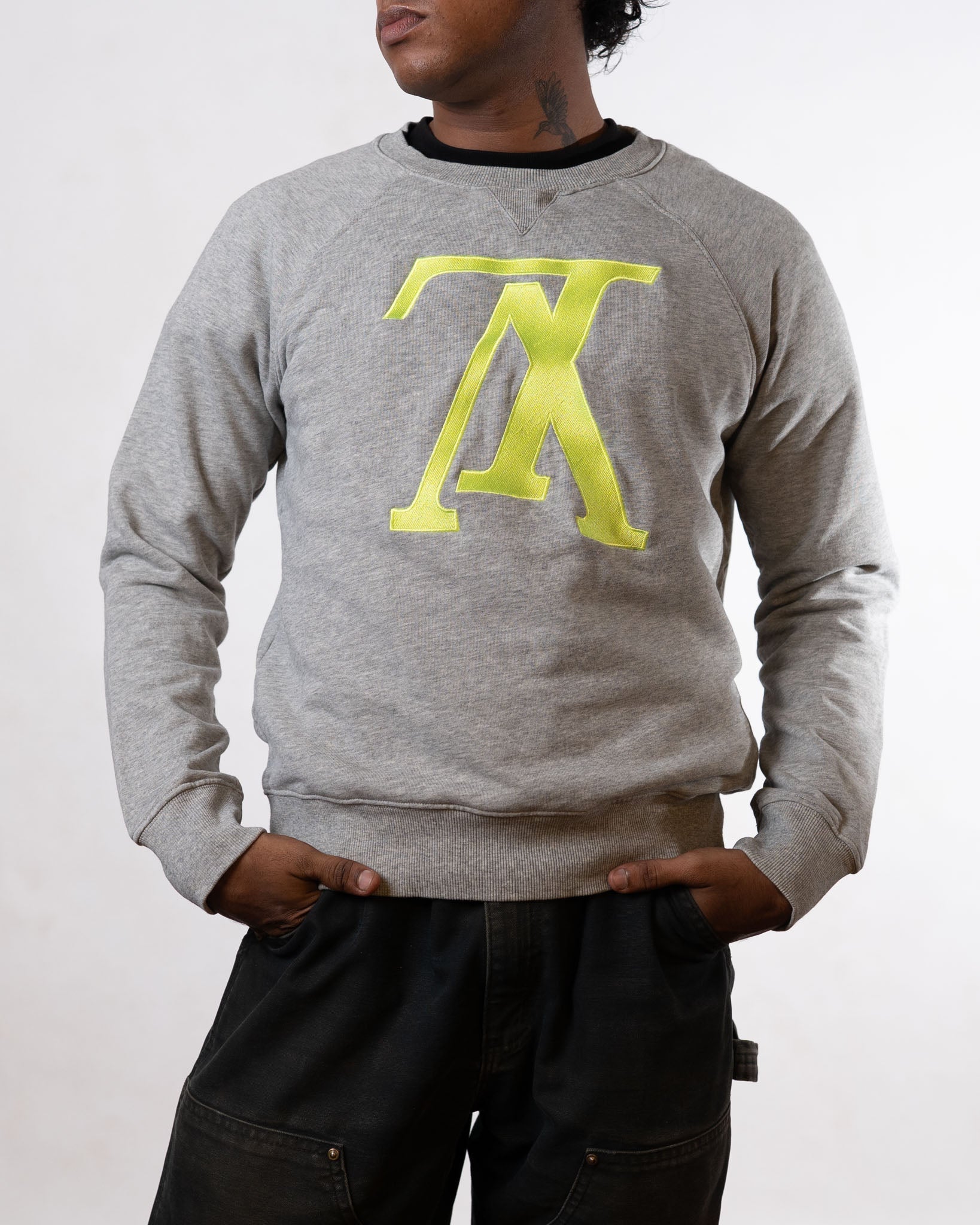 Louis Vuitton Grey Neon Sweatshirt