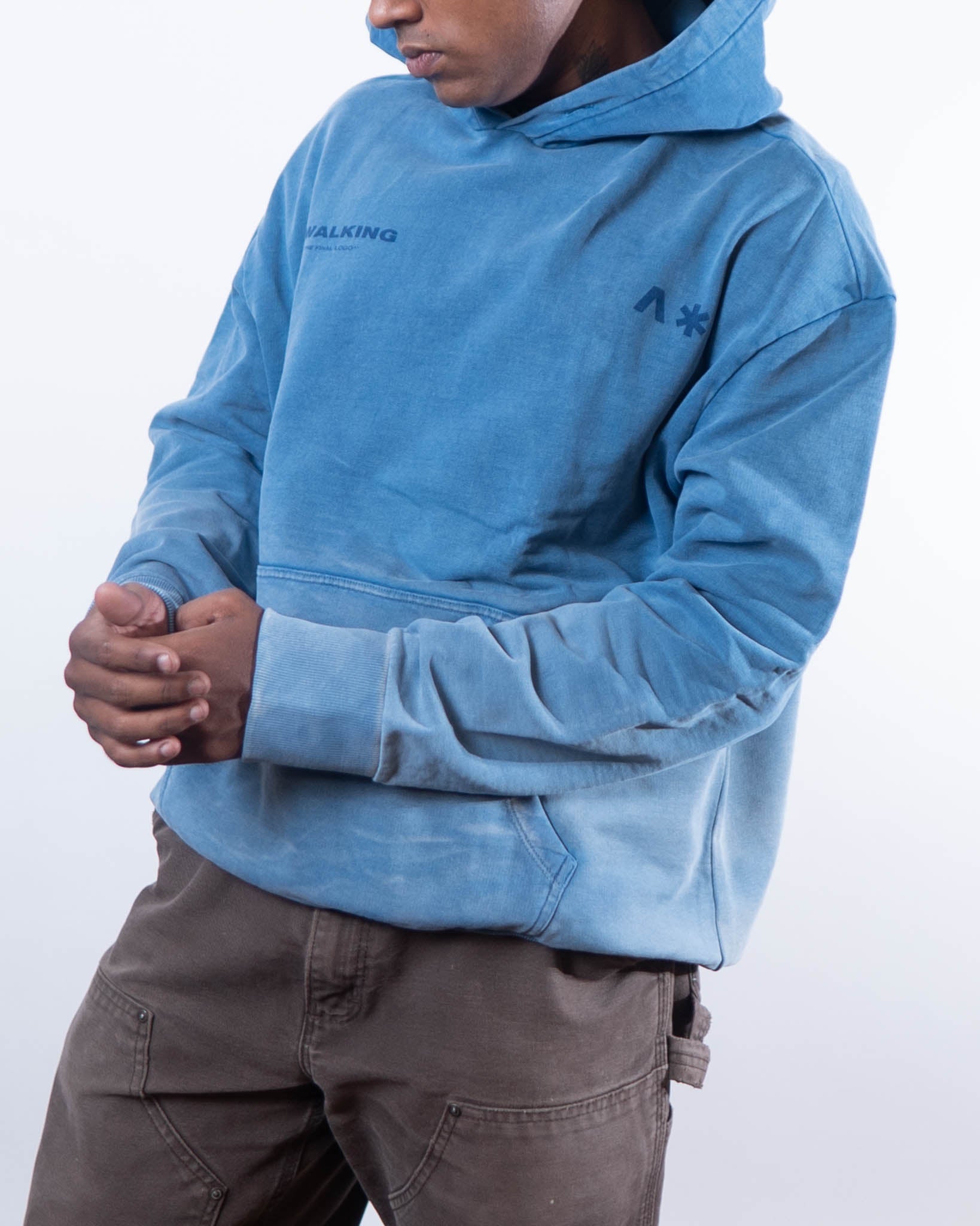 Jaywalking Blue Wash Hoodie