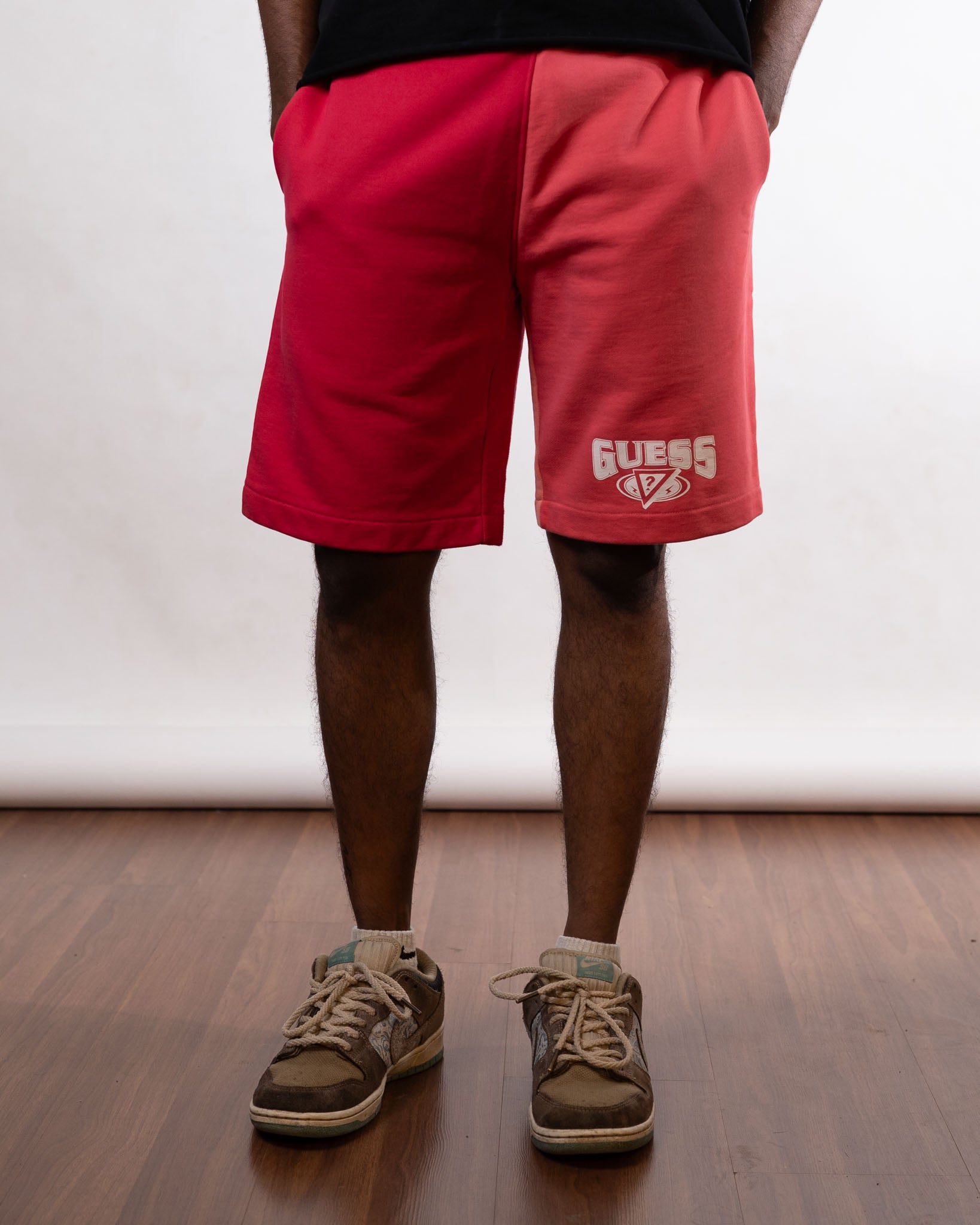 Guess x J Balvin Pink/Orange Sweatshorts