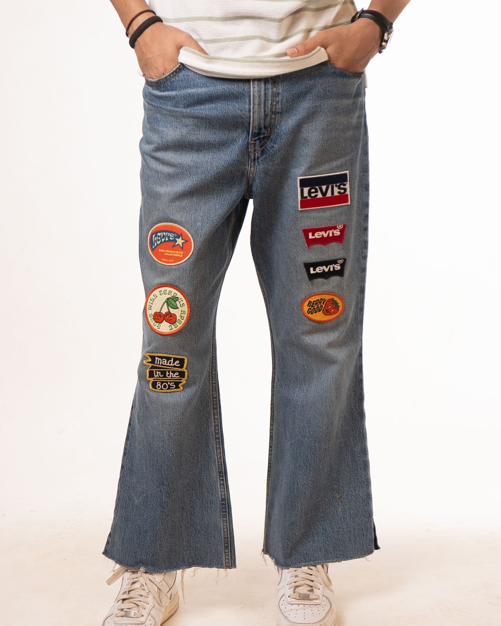 Levis Premium 70S High Flare - Customised
