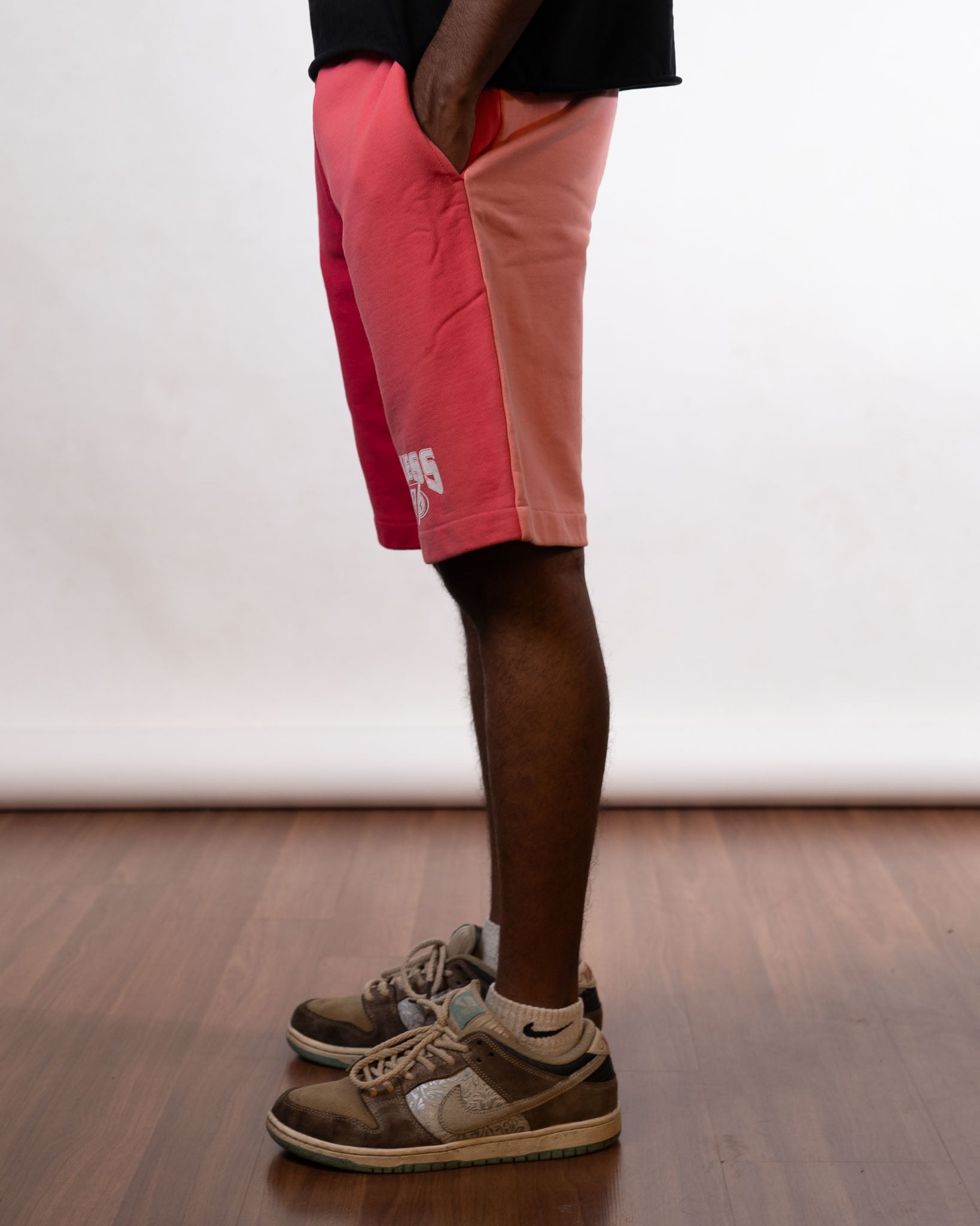 Guess x J Balvin Pink/Orange Sweatshorts