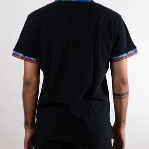 Versace Jeans Couture Black Flower Printed Tee