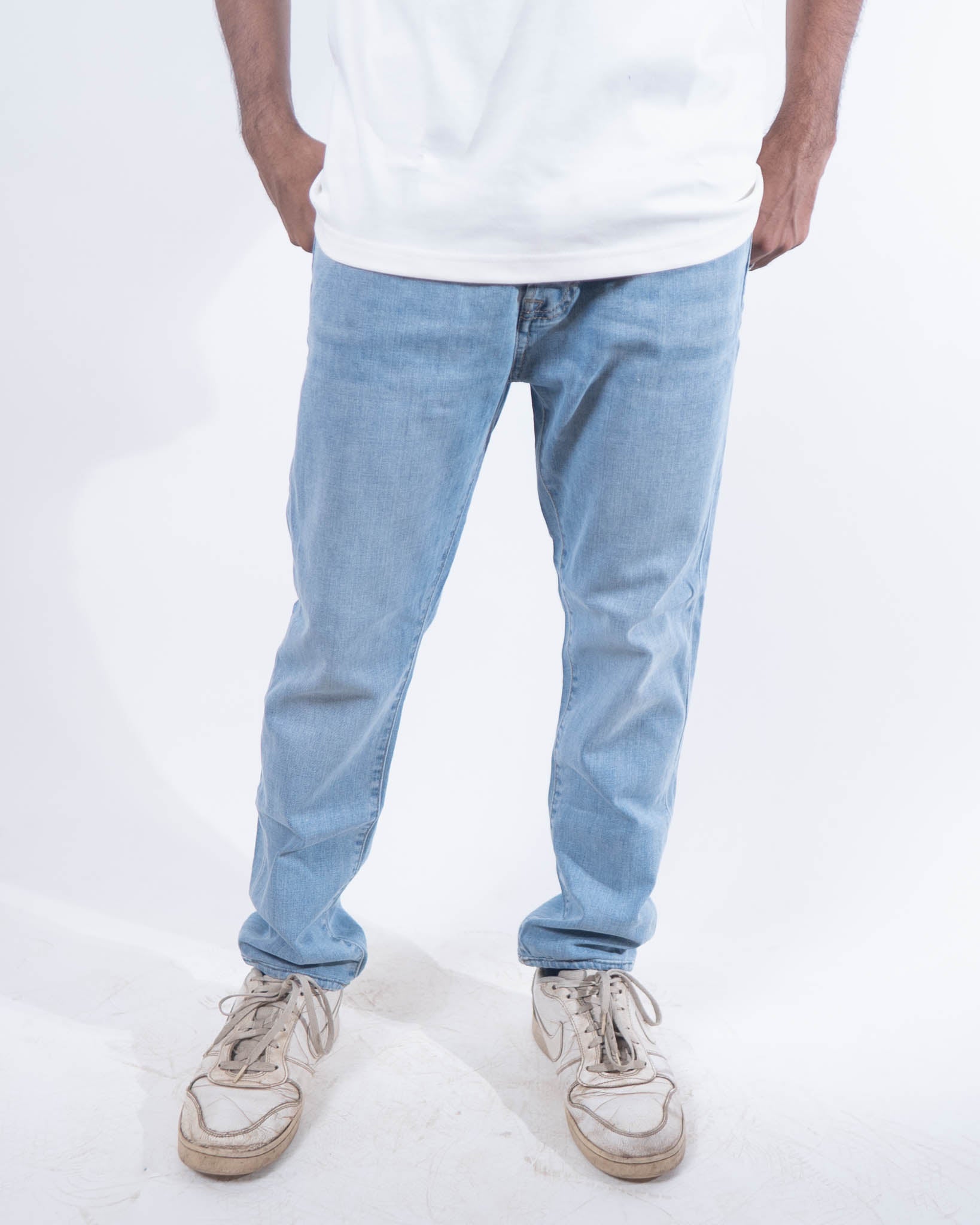 GAS Straight Fit Mid-rise Denim - light Blue