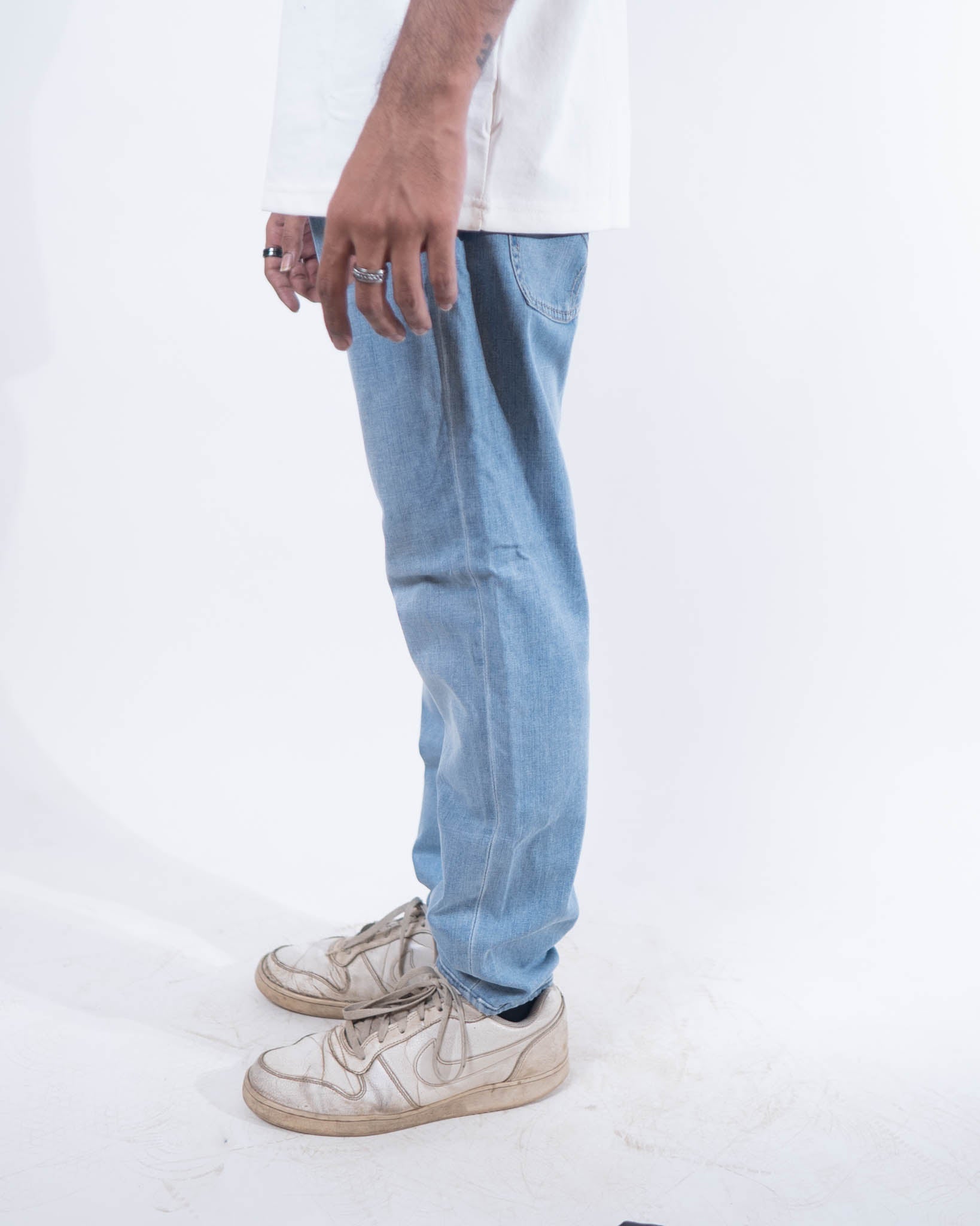 GAS Straight Fit Mid-rise Denim - light Blue