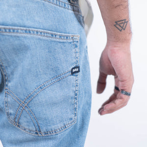 GAS Straight Fit Mid-rise Denim - light Blue