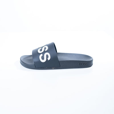 Hugo Boss Mens Black Sliders