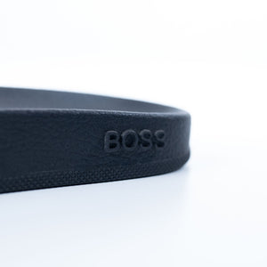 Hugo Boss Mens Black Sliders