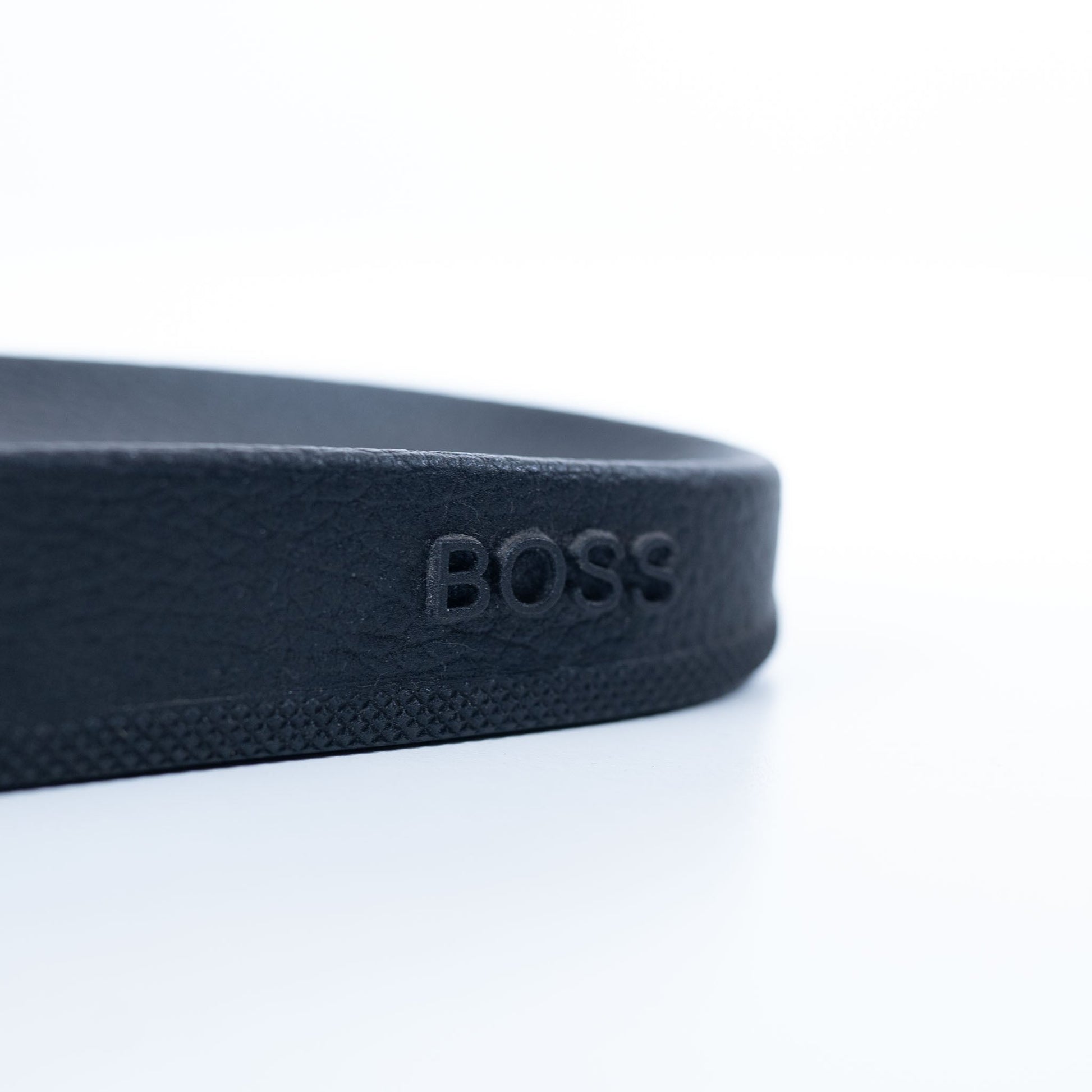 Hugo Boss Mens Black Sliders