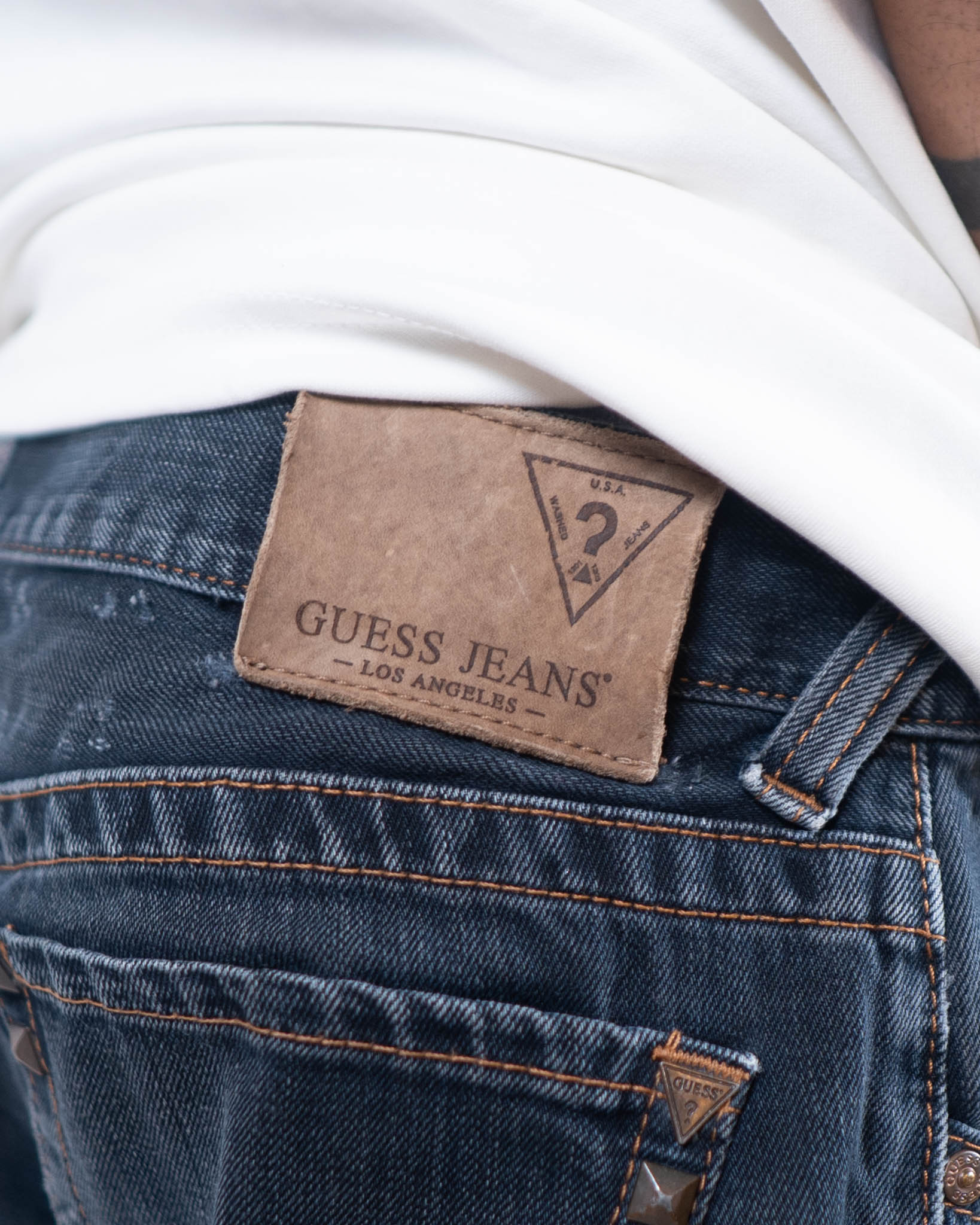 Vintage Guess Faded Black Denim