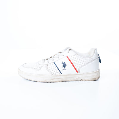 US Polo Assn Off White Reggie Sneakers