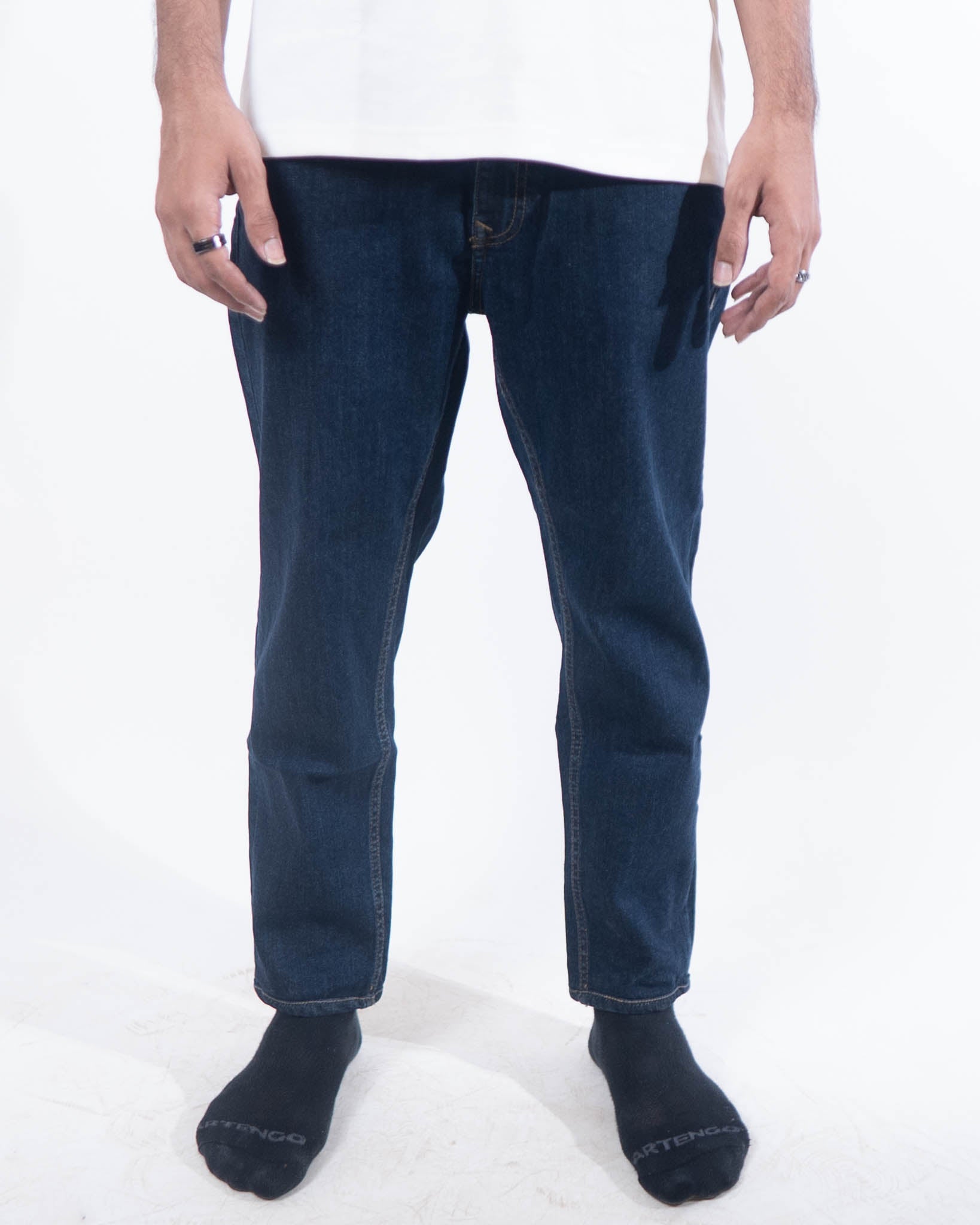 Tommy Hilfiger Ryan Reg Lightly Washed Straight Jeans - Dark Blue