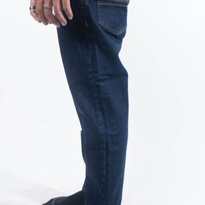 Tommy Hilfiger Ryan Reg Lightly Washed Straight Jeans - Dark Blue