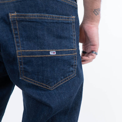 Tommy Hilfiger Ryan Reg Lightly Washed Straight Jeans - Dark Blue