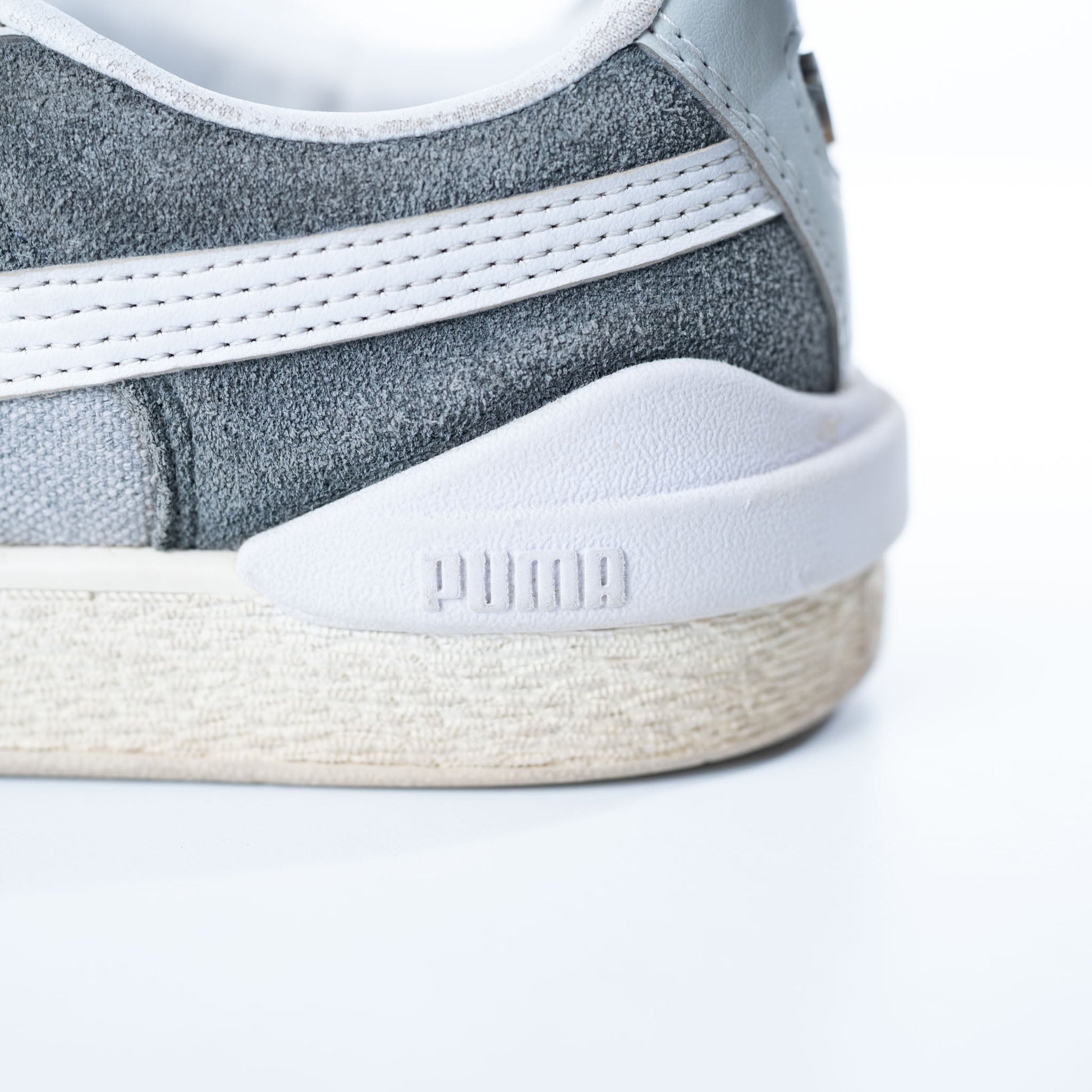 Puma Grey Leather WTFormstripe2 Sneakers