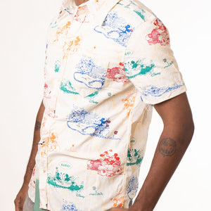 Gucci x Disney Mickey and Minnie Button up Shirt