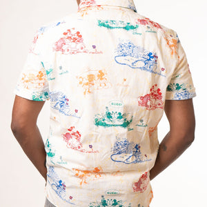 Gucci x Disney Mickey and Minnie Button up Shirt