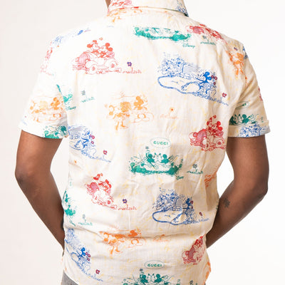 Gucci x Disney Mickey and Minnie Button up Shirt