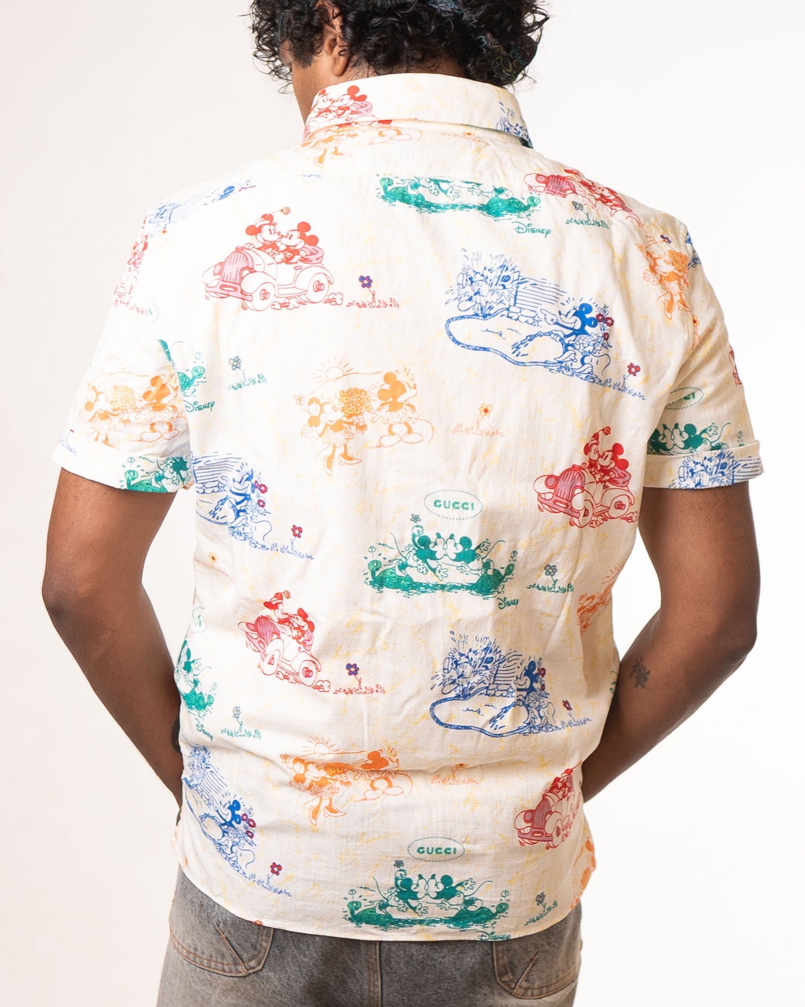 Gucci x Disney Mickey and Minnie Button up Shirt