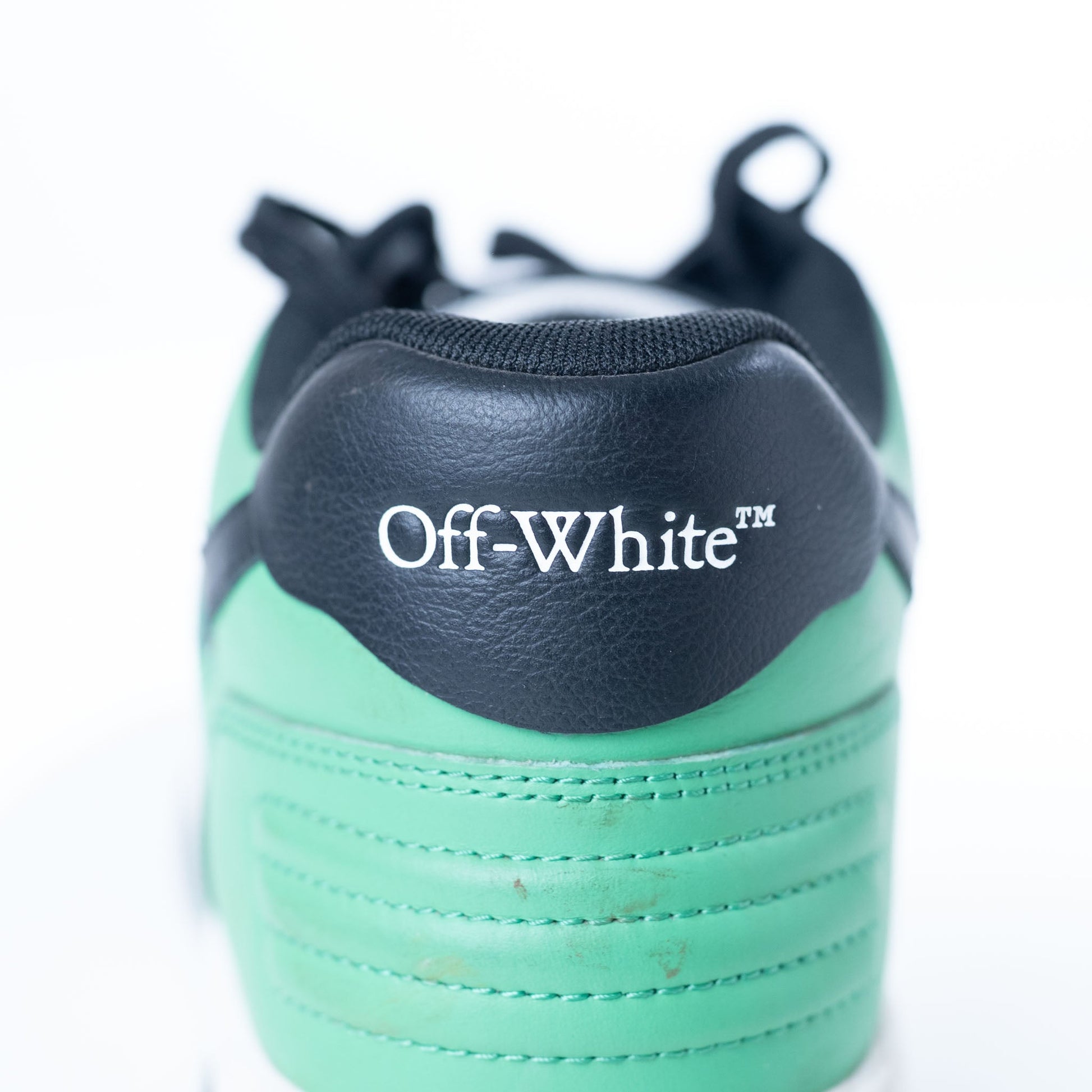 Off-white Out of office green trainers