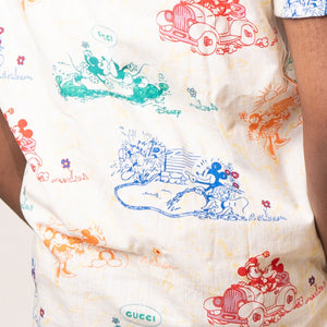 Gucci x Disney Mickey and Minnie Button up Shirt