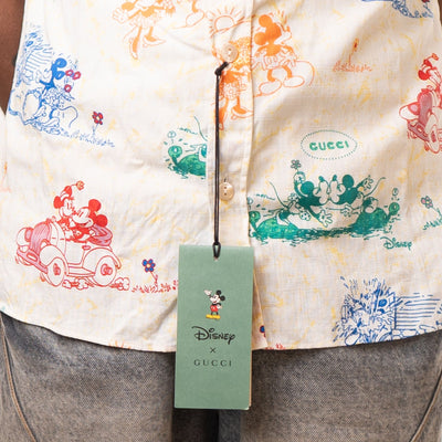 Gucci x Disney Mickey and Minnie Button up Shirt