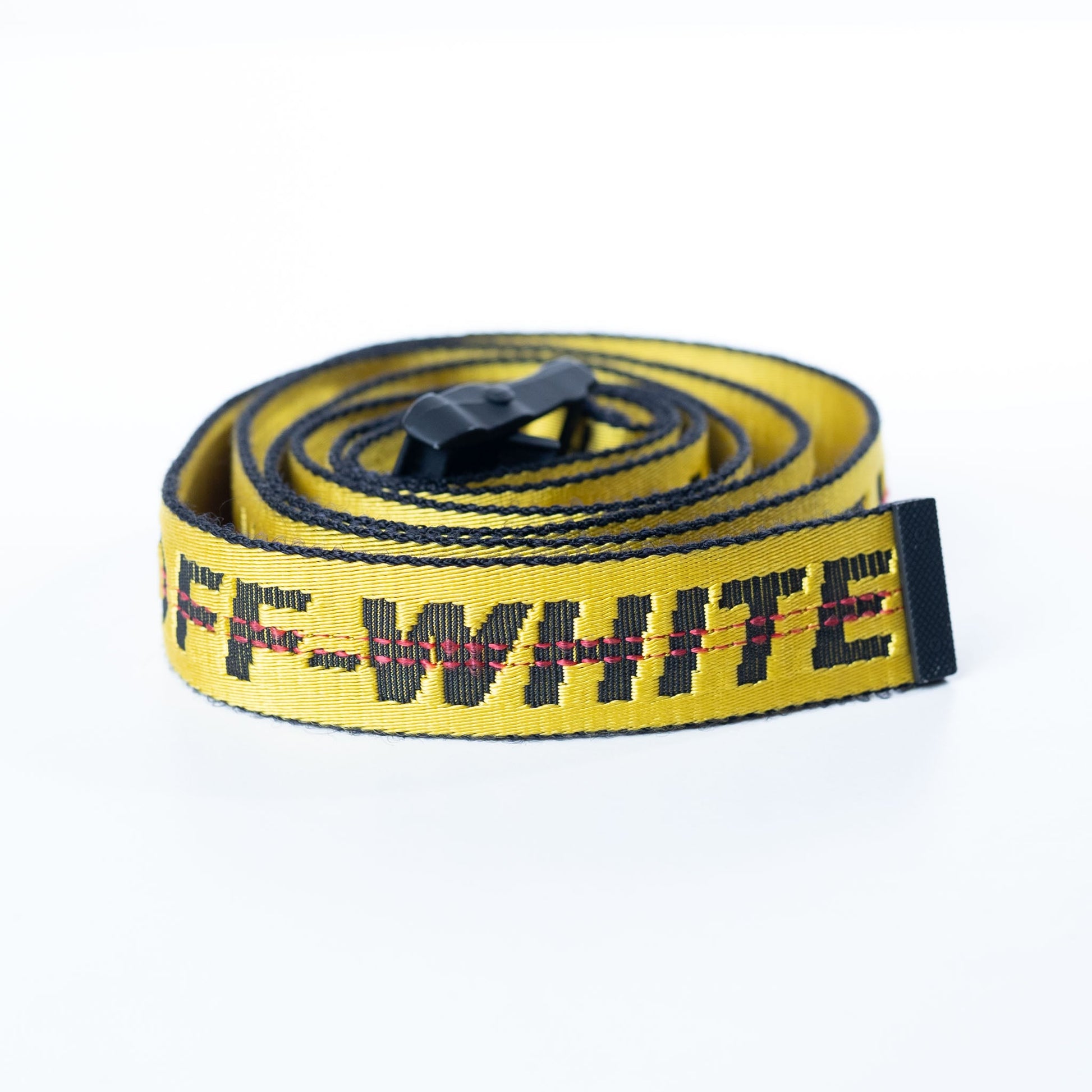 Off-white yellow industrial belt