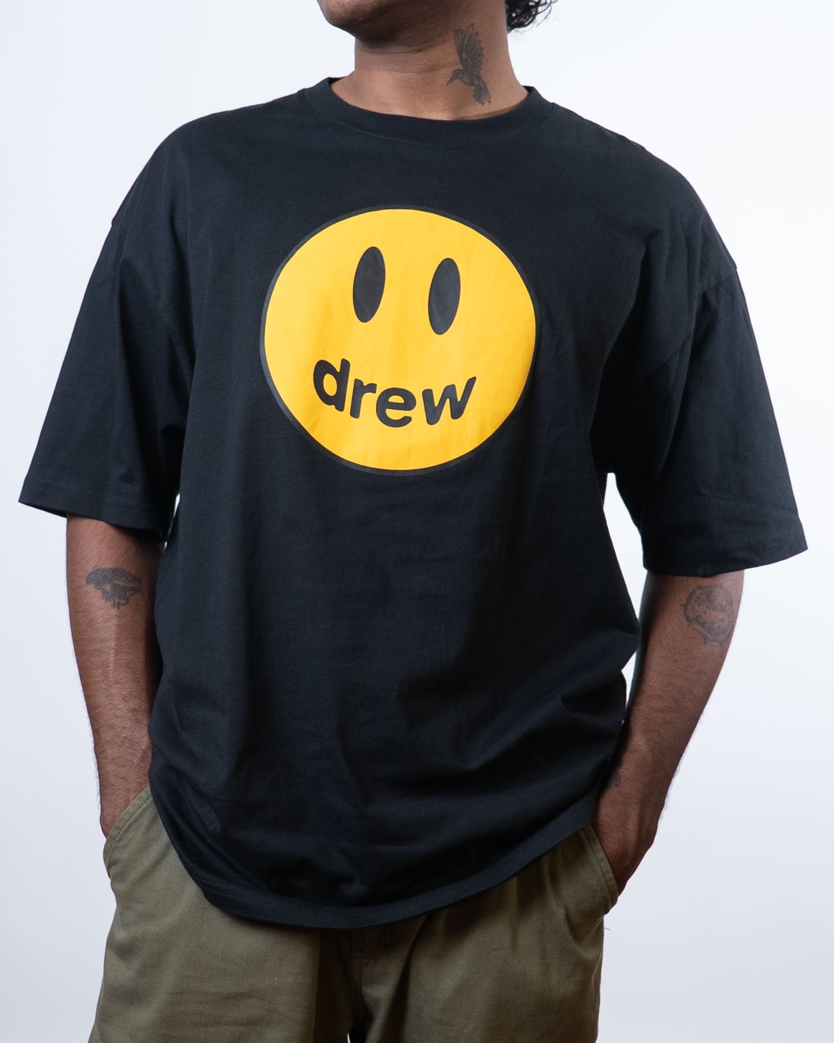 Drew house mascot black short sleeve tshirt
