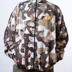 Bluorng camouflage zipper jacket