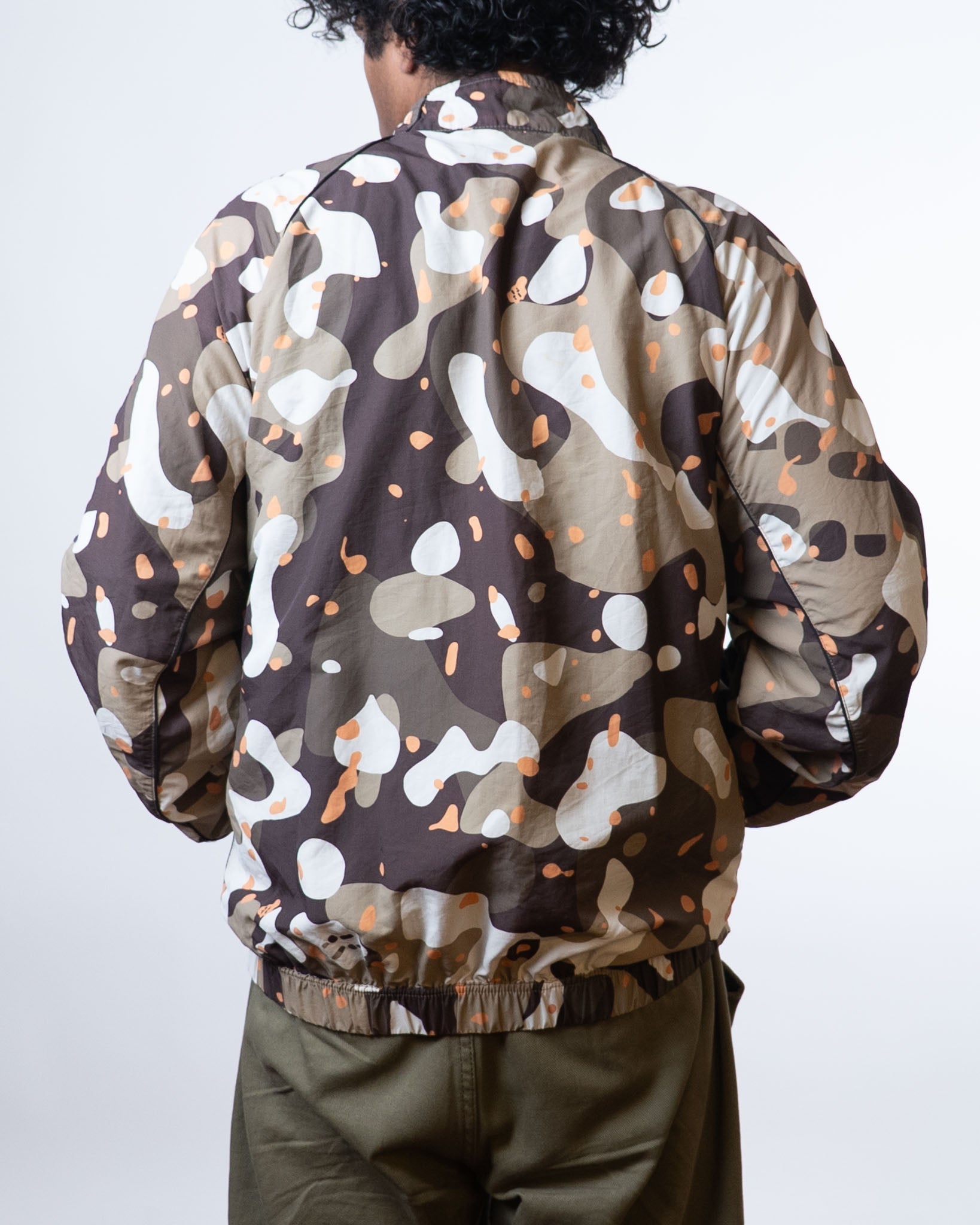 Bluorng camouflage zipper jacket
