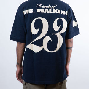 Friends Of Jaywalking Navy Blue Polo