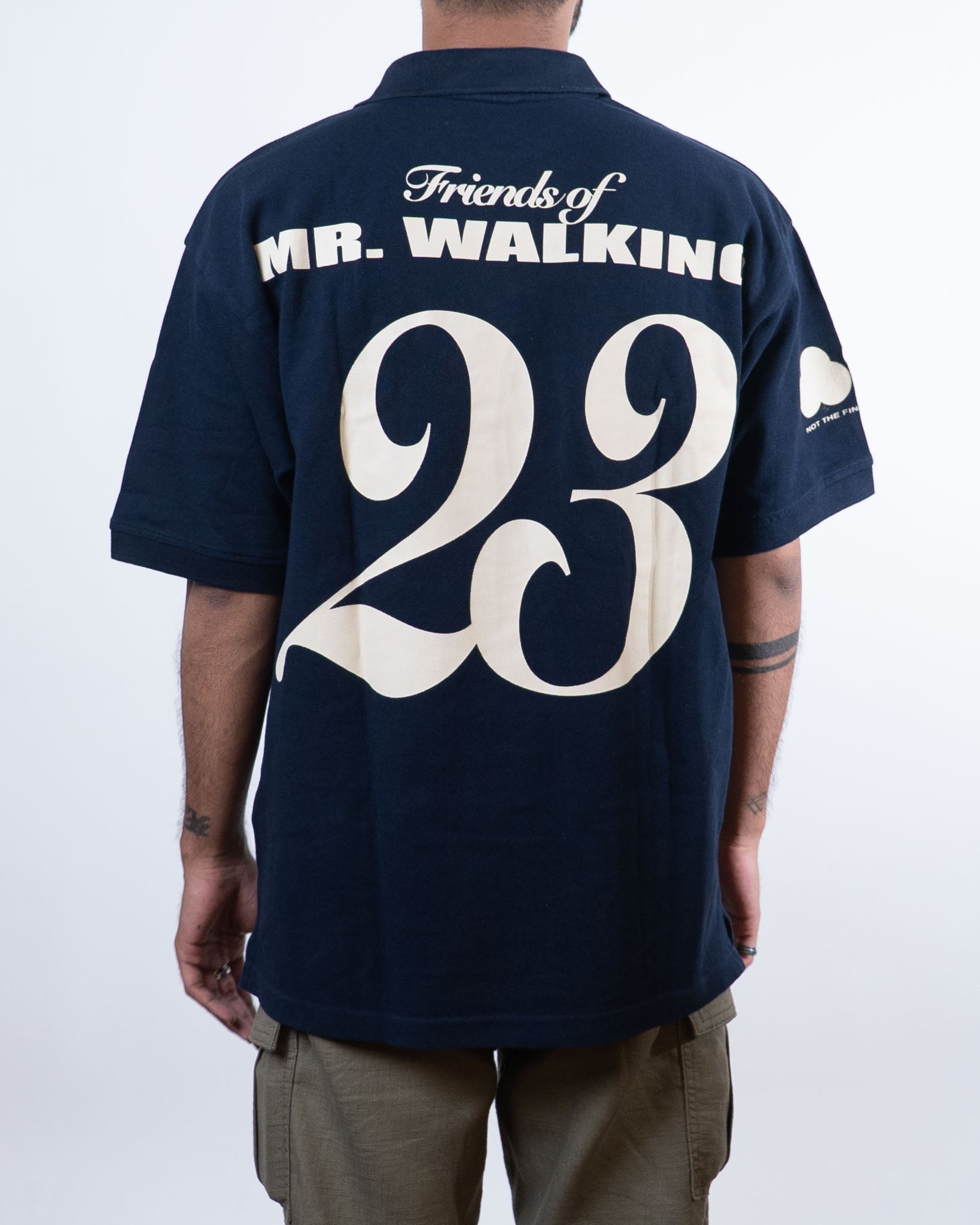 Friends Of Jaywalking Navy Blue Polo
