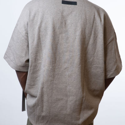 Fear of God Essentials Oatmeal crewneck T-shirt