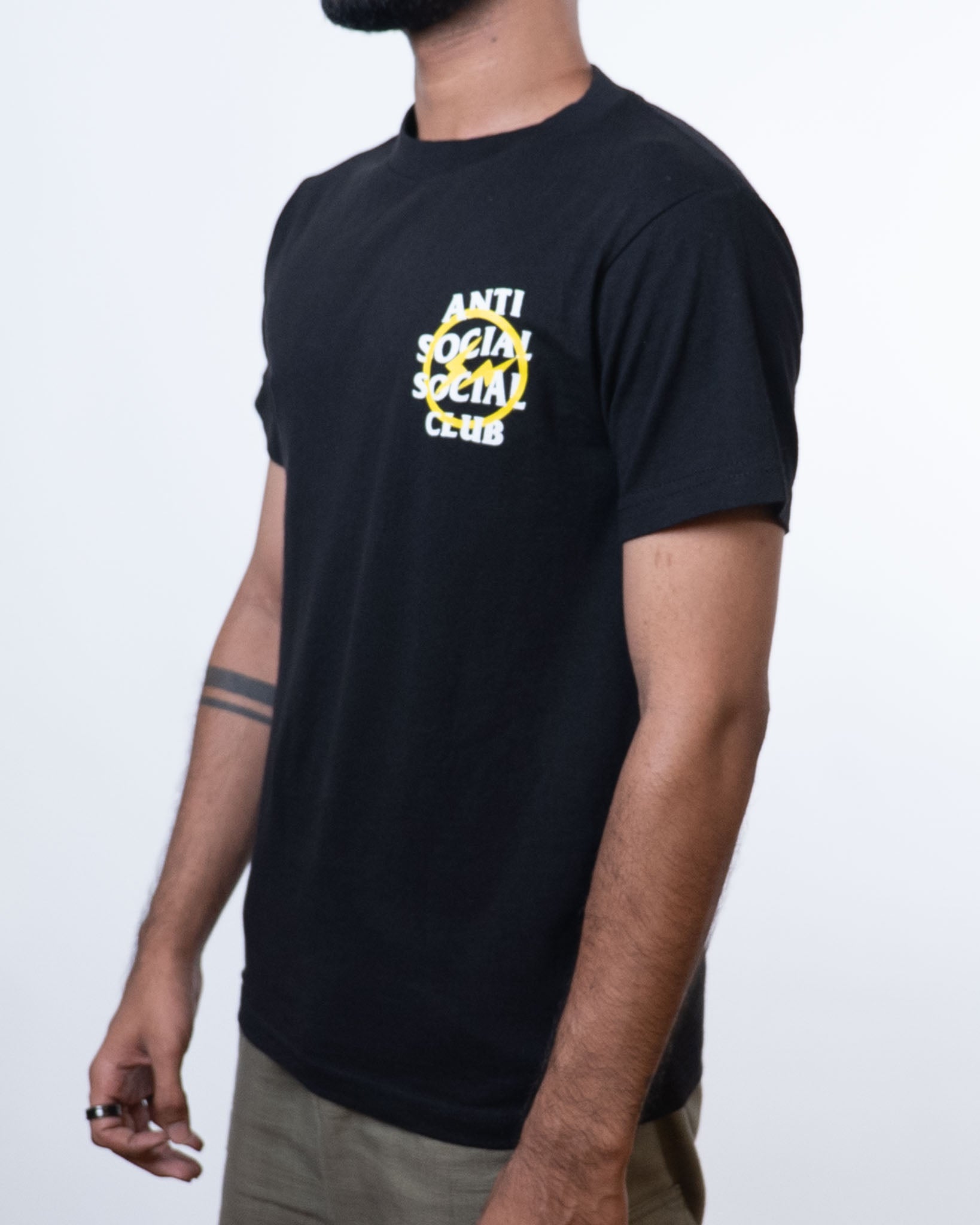 Anti Social Social Club x Fragment design black tshirt
