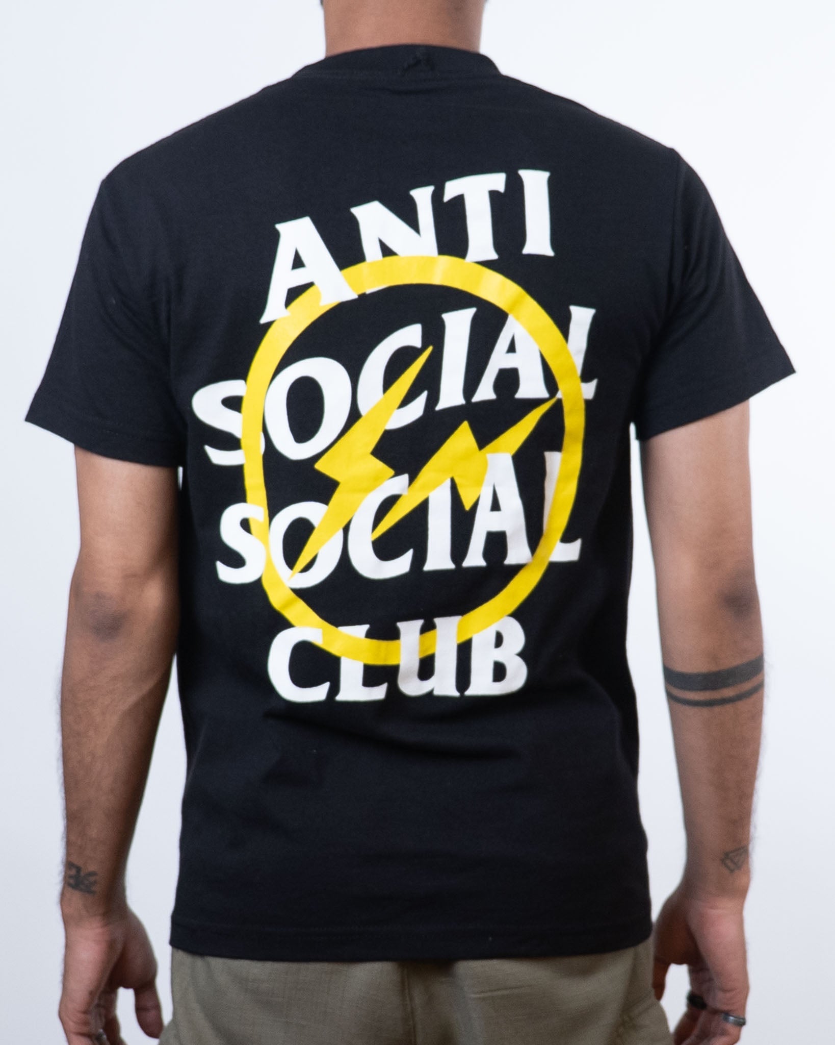 Anti Social Social Club x Fragment design black tshirt