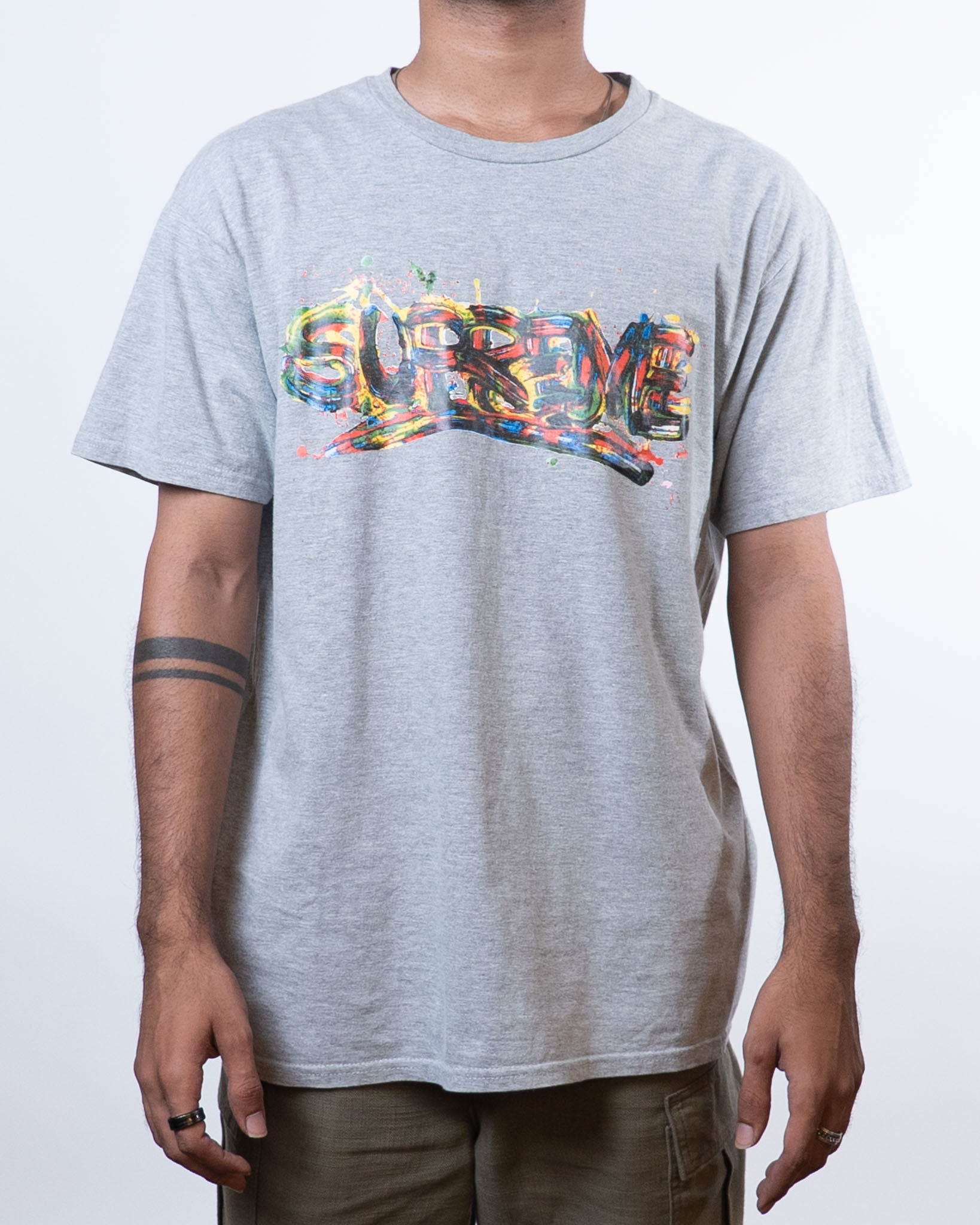Supreme Paint Logo Tshirt