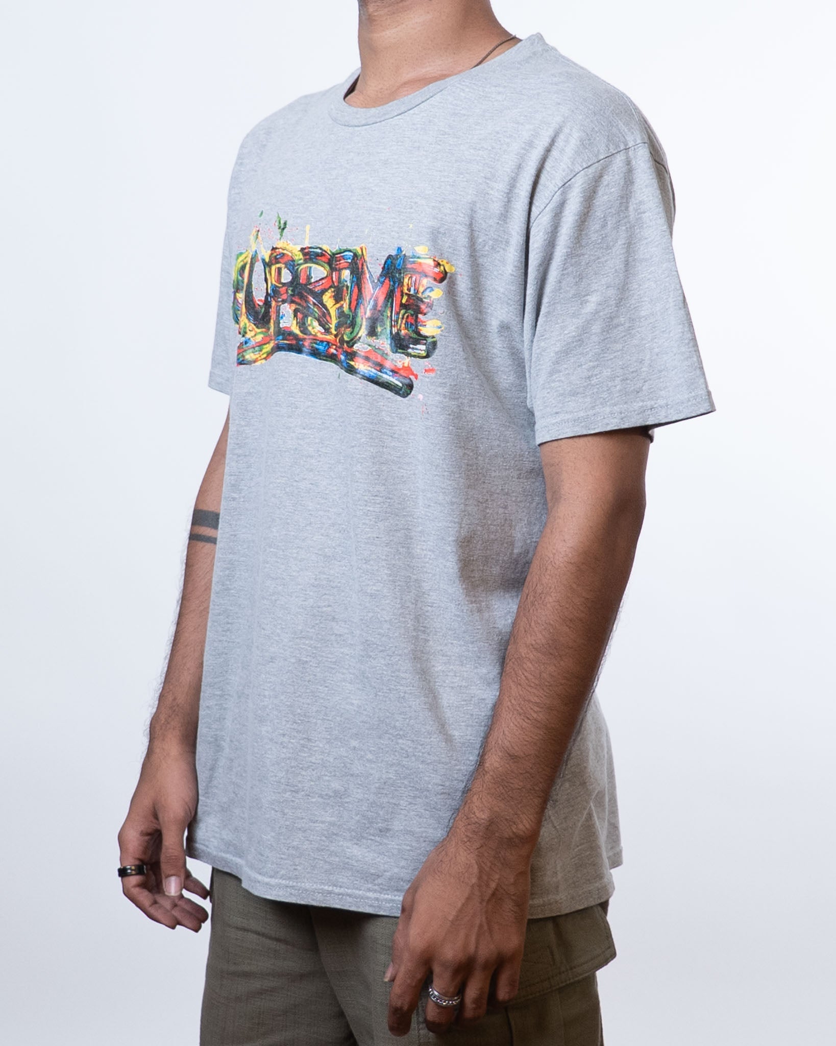 Supreme Paint Logo Tshirt