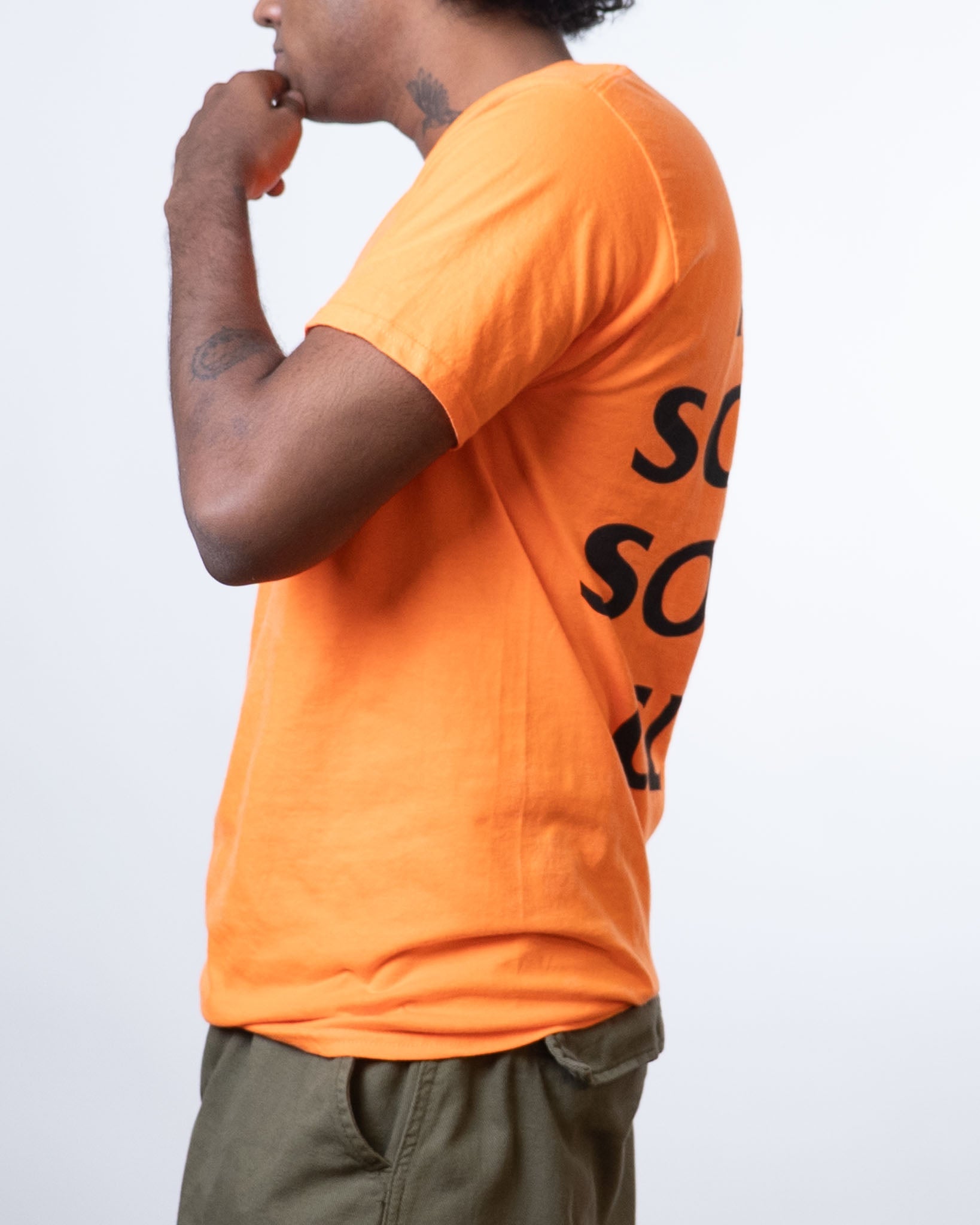 Anti Social Social Club Paranoid Orange Tee