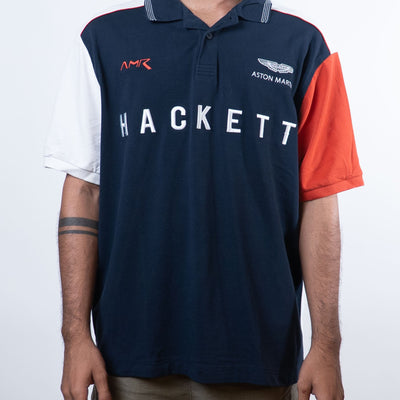 Hackett Aston Martin Navy Blue Polo