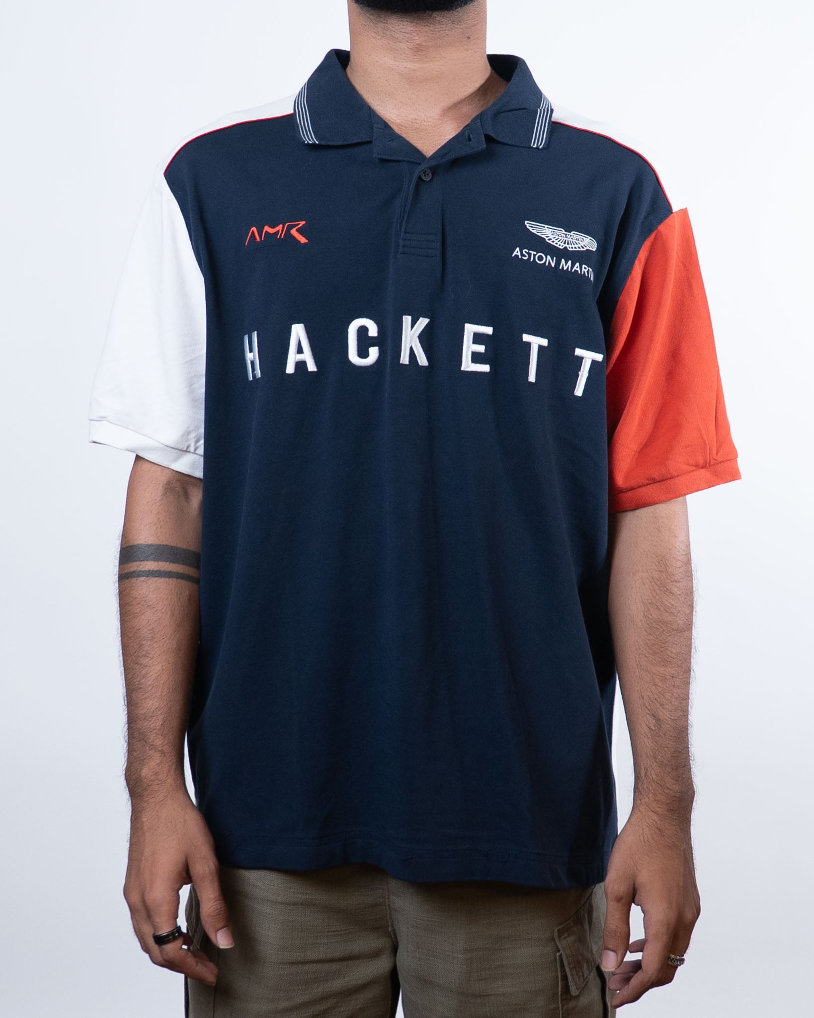 Hackett Aston Martin Navy Blue Polo
