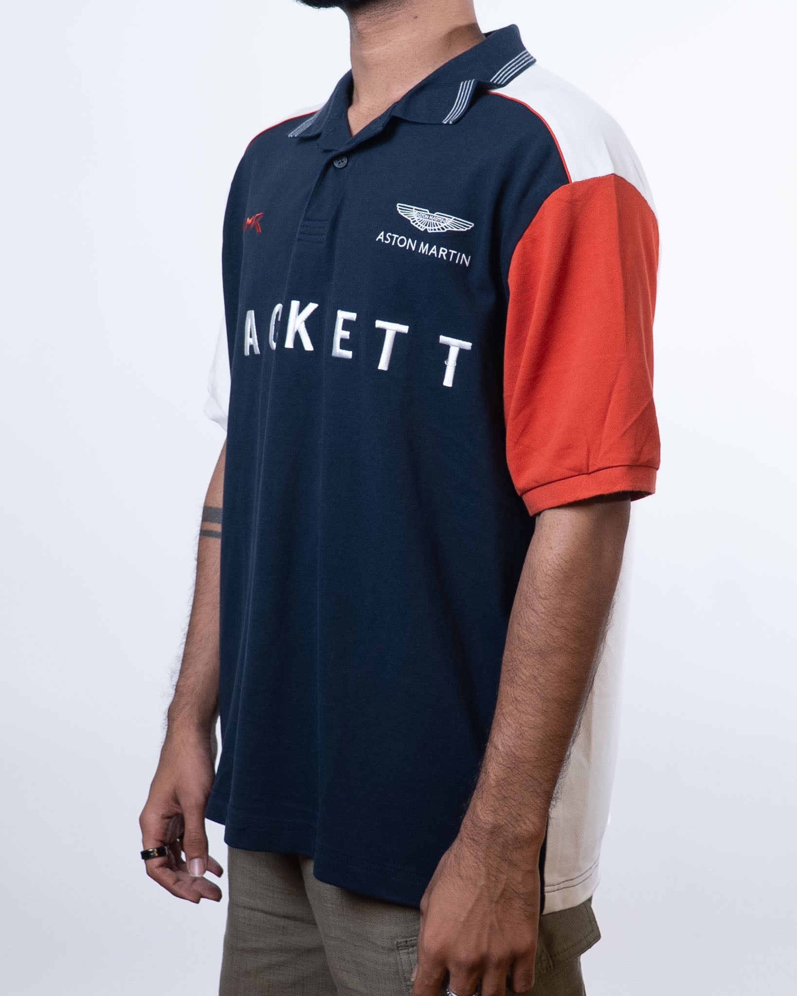 Hackett Aston Martin Navy Blue Polo